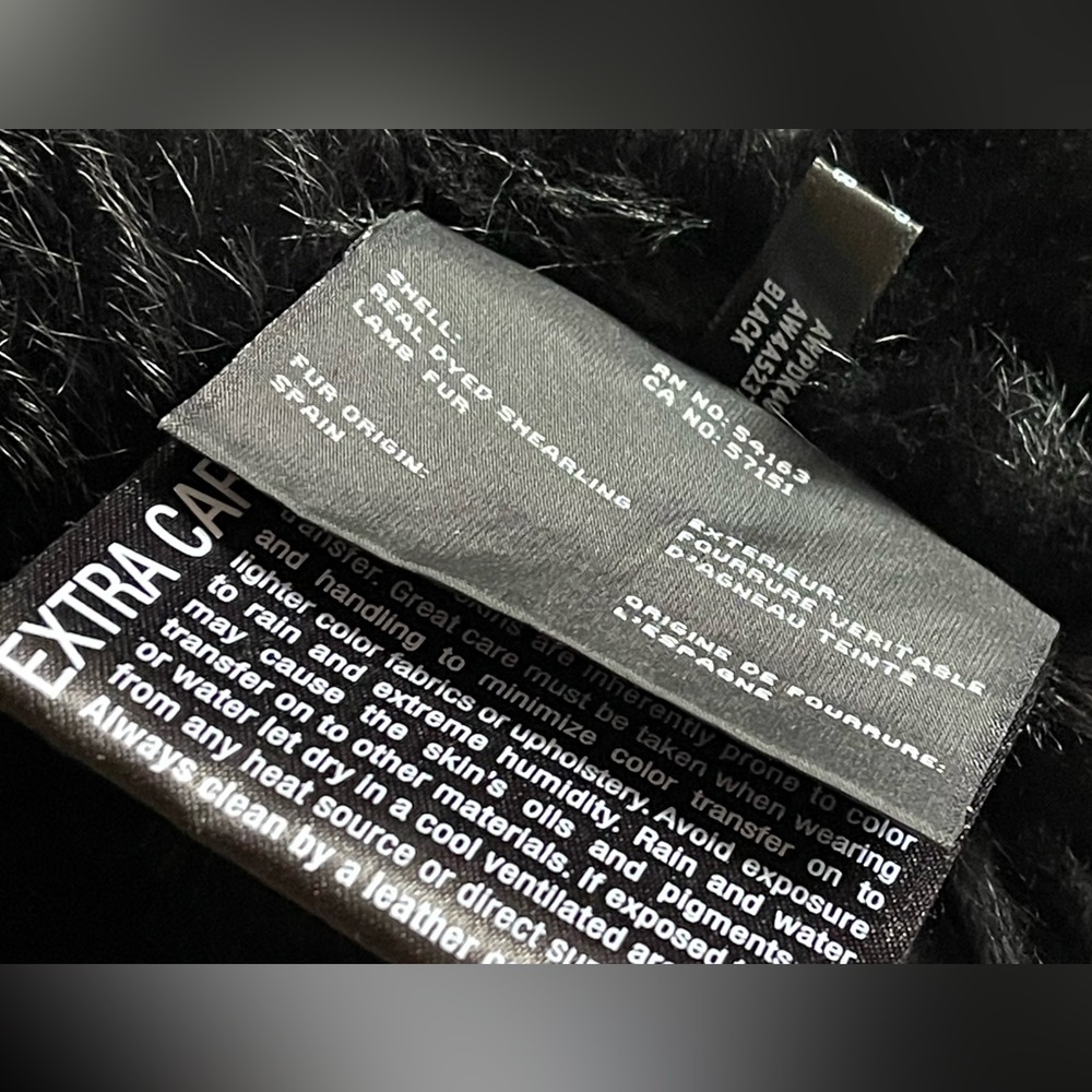 Andrew Mark x Richard Chai designer collaboration Spanish Toscana shearling coat - Picture 14 of 14